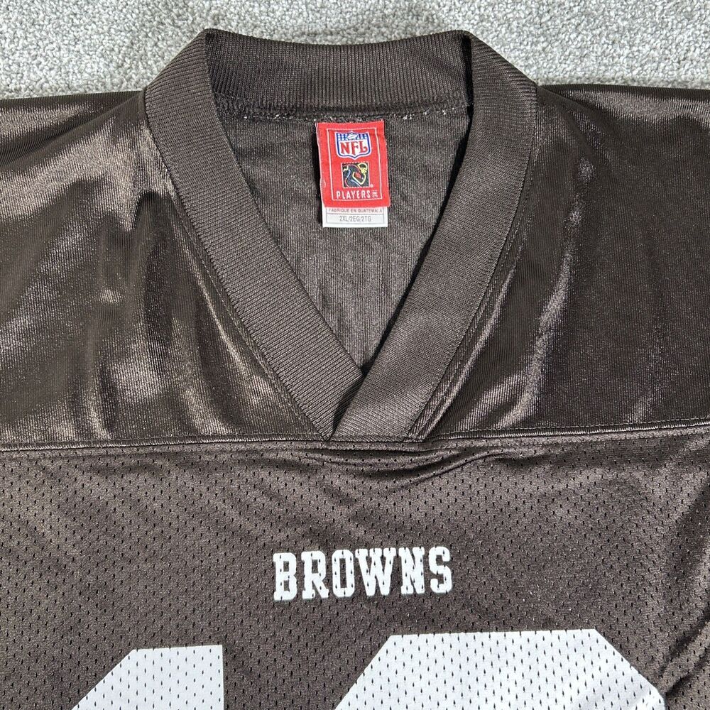 Vtg XXL Cleveland Browns Jersey Mens Brown Quinn #10 Reebok NFLPlayers
